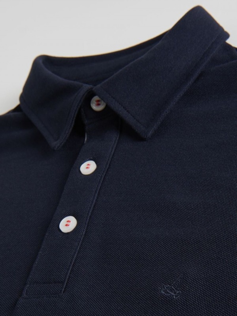 Reserved Regular Fit Polo Shirts Herren Navy | FXLWOA-079