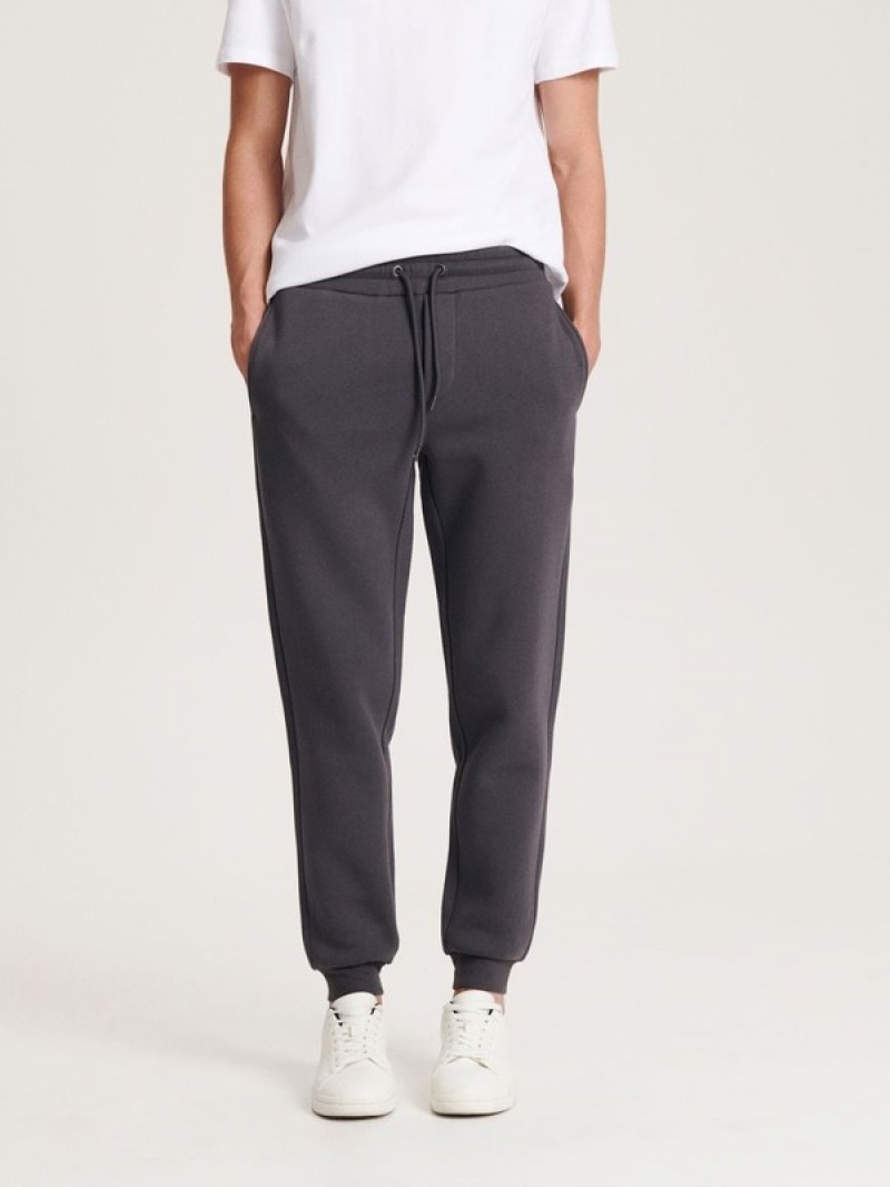 Reserved Regular Fit Track Bottoms Hosen Herren Dunkelgrau | CHJKFS-295