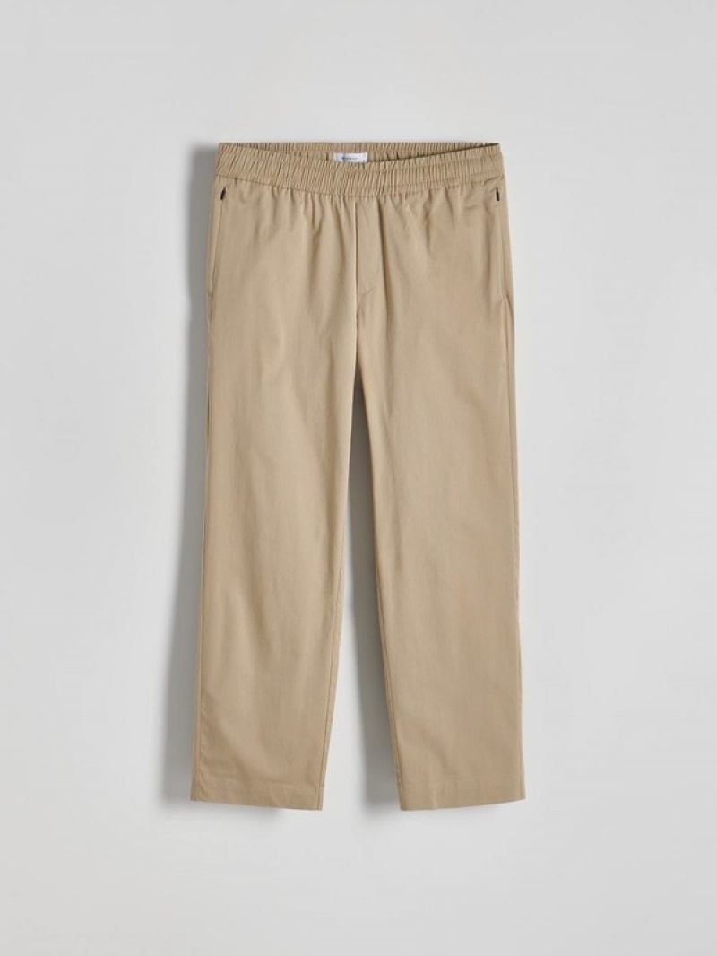 Reserved Regular Hosen Herren Beige | DEZHGU-183