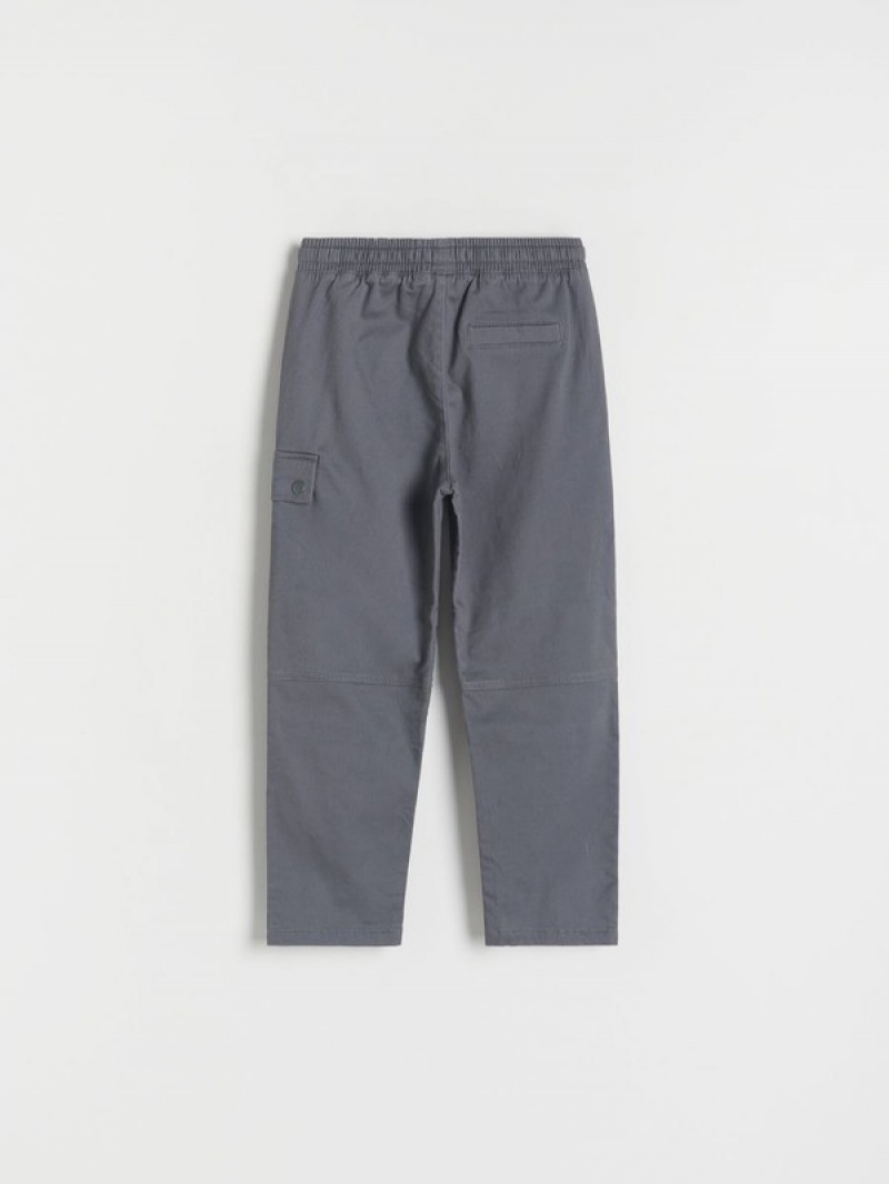 Reserved Regular Hosen Jungen Dunkelgrau | YKWTHU-763