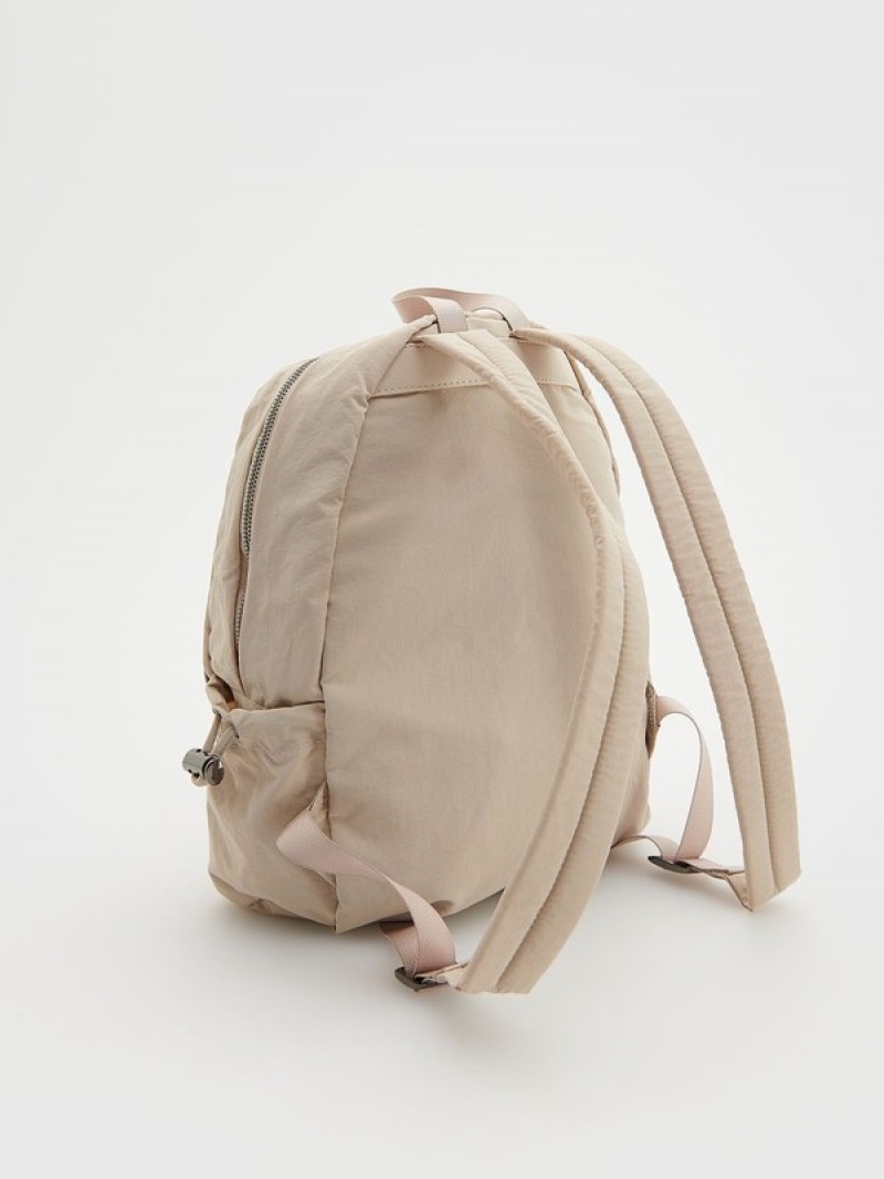 Reserved Rucksack Taschen Damen Beige | LUGJNZ-579