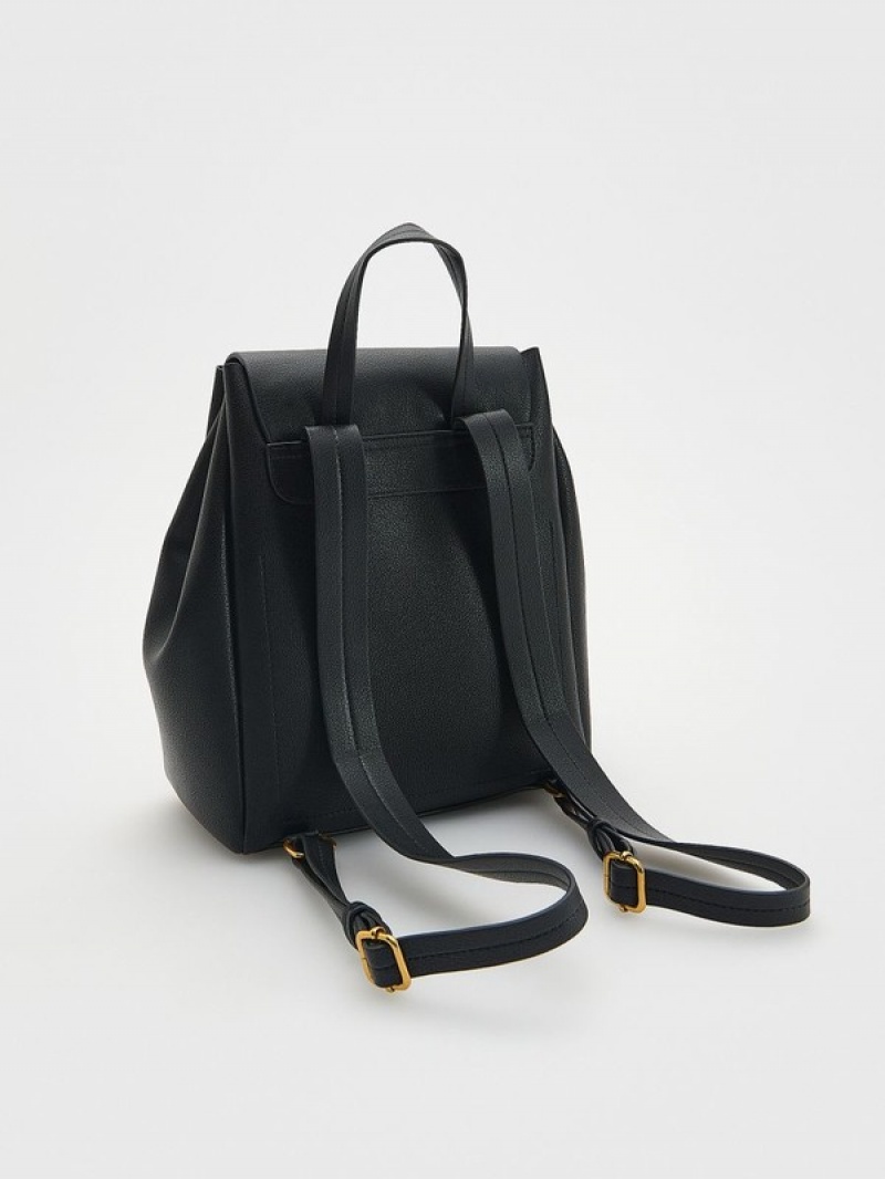 Reserved Rucksack Taschen Damen Schwarz | ADHWYE-312