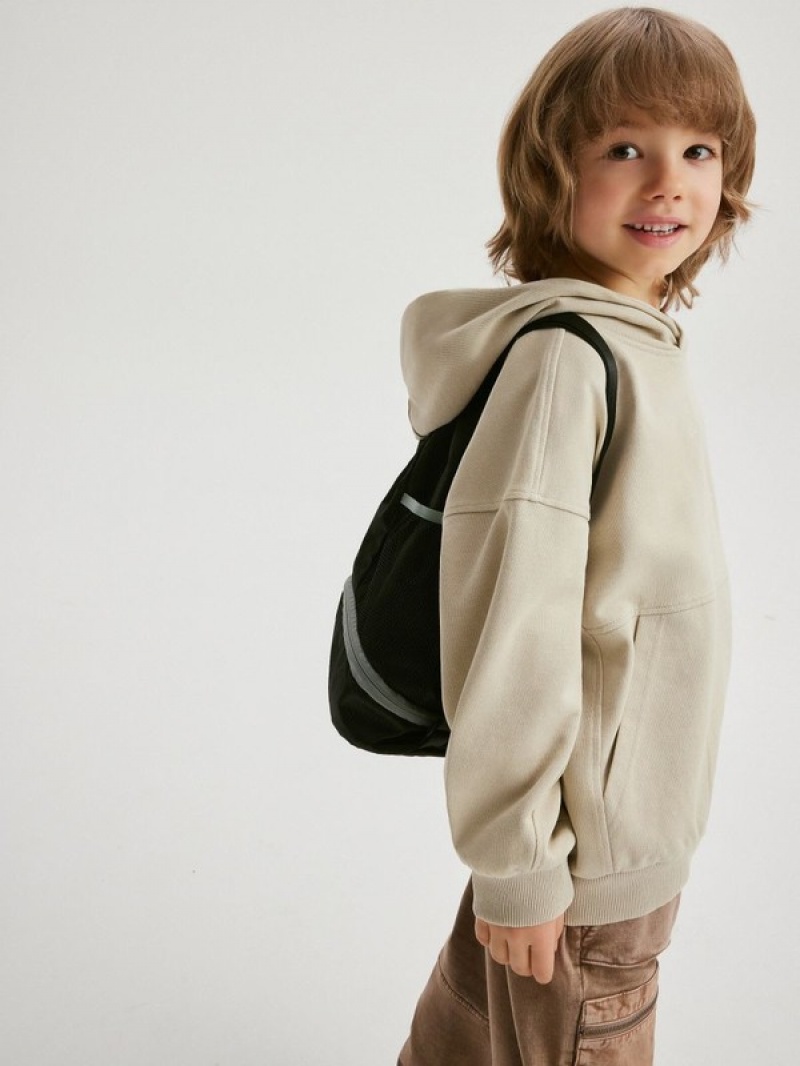 Reserved Rucksack Taschen Jungen Schwarz | QFSEJT-564