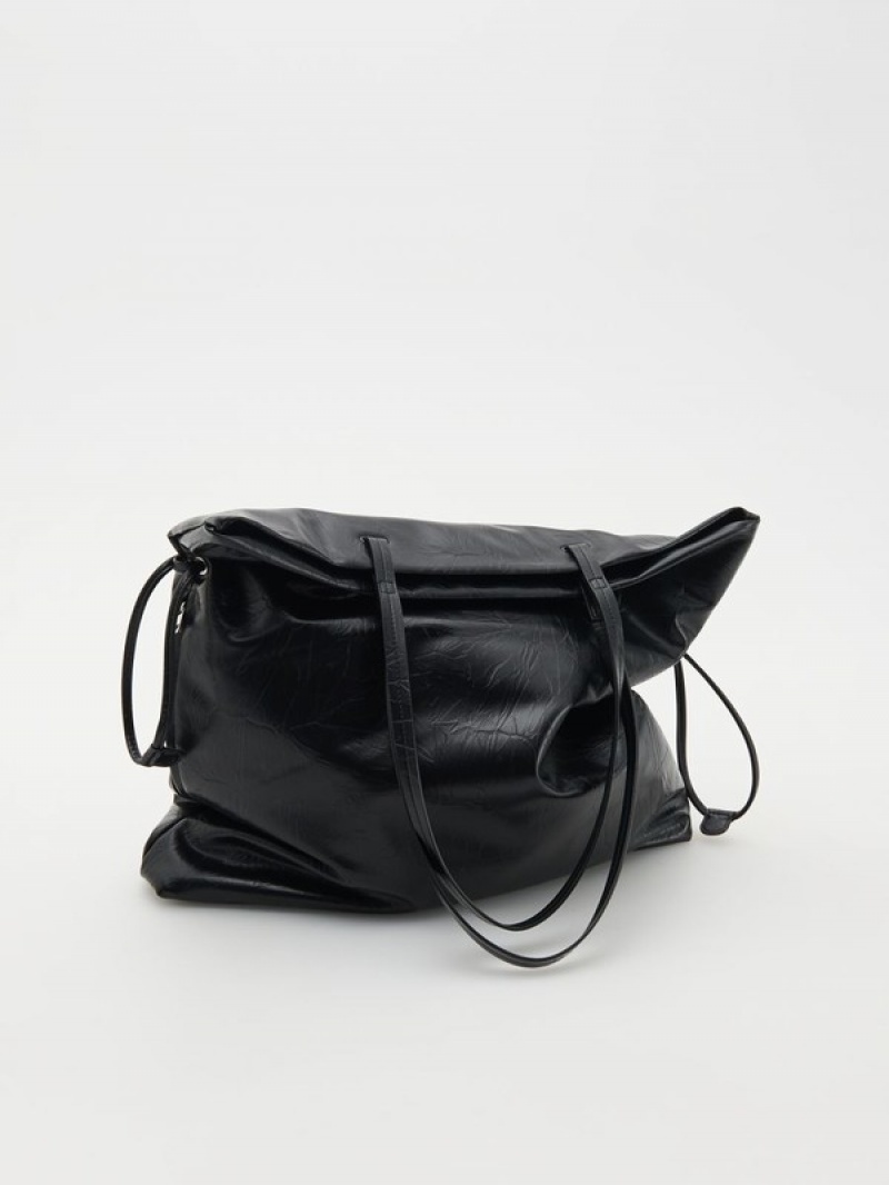 Reserved Shopper Taschen Damen Schwarz | PVWLZS-841