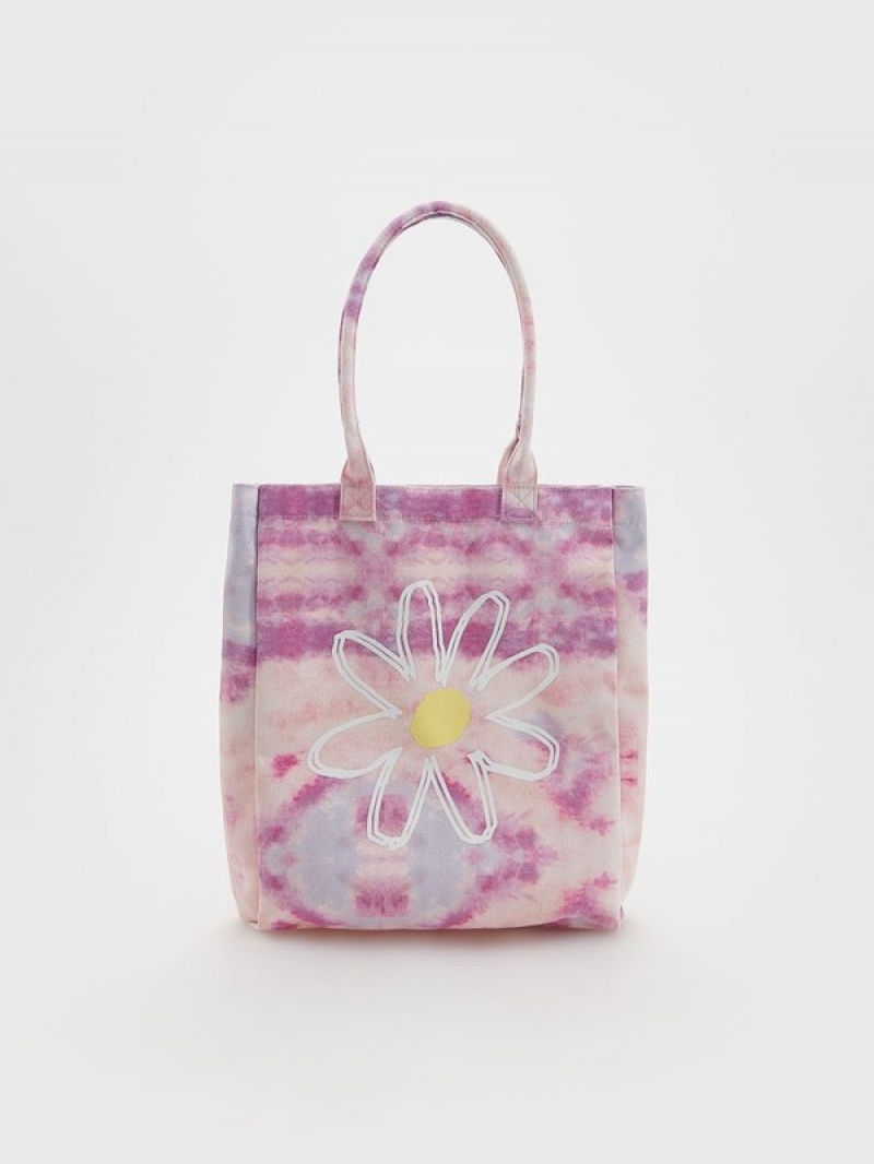 Reserved Shoppertie Dye Effect Taschen Mädchen Lavendel | OPXCBZ-096