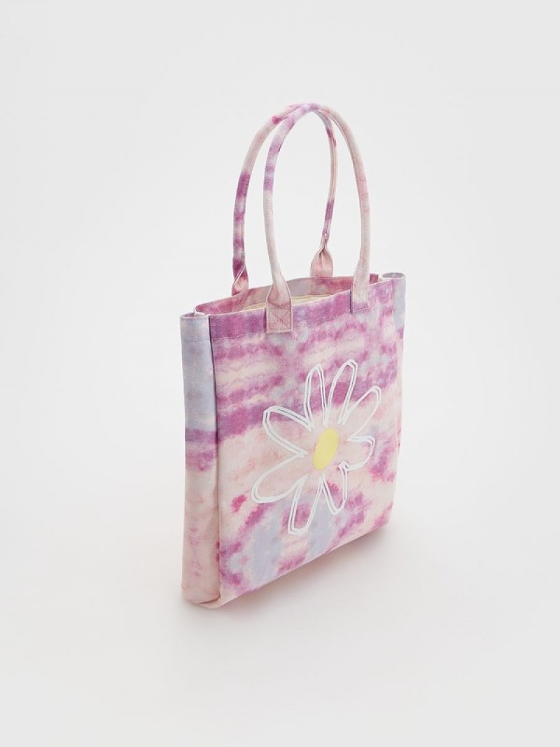 Reserved Shoppertie Dye Effect Taschen Mädchen Lavendel | OPXCBZ-096