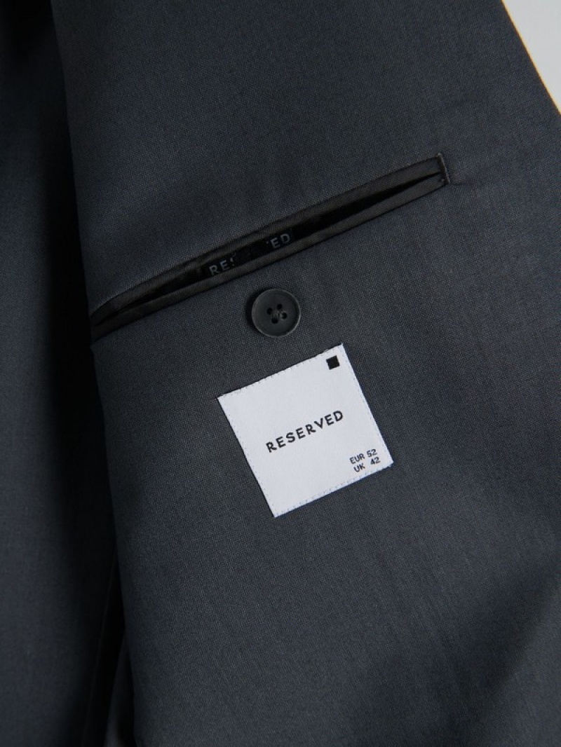 Reserved Slim Fit Anzüge Herren Grau | TNZSIJ-196