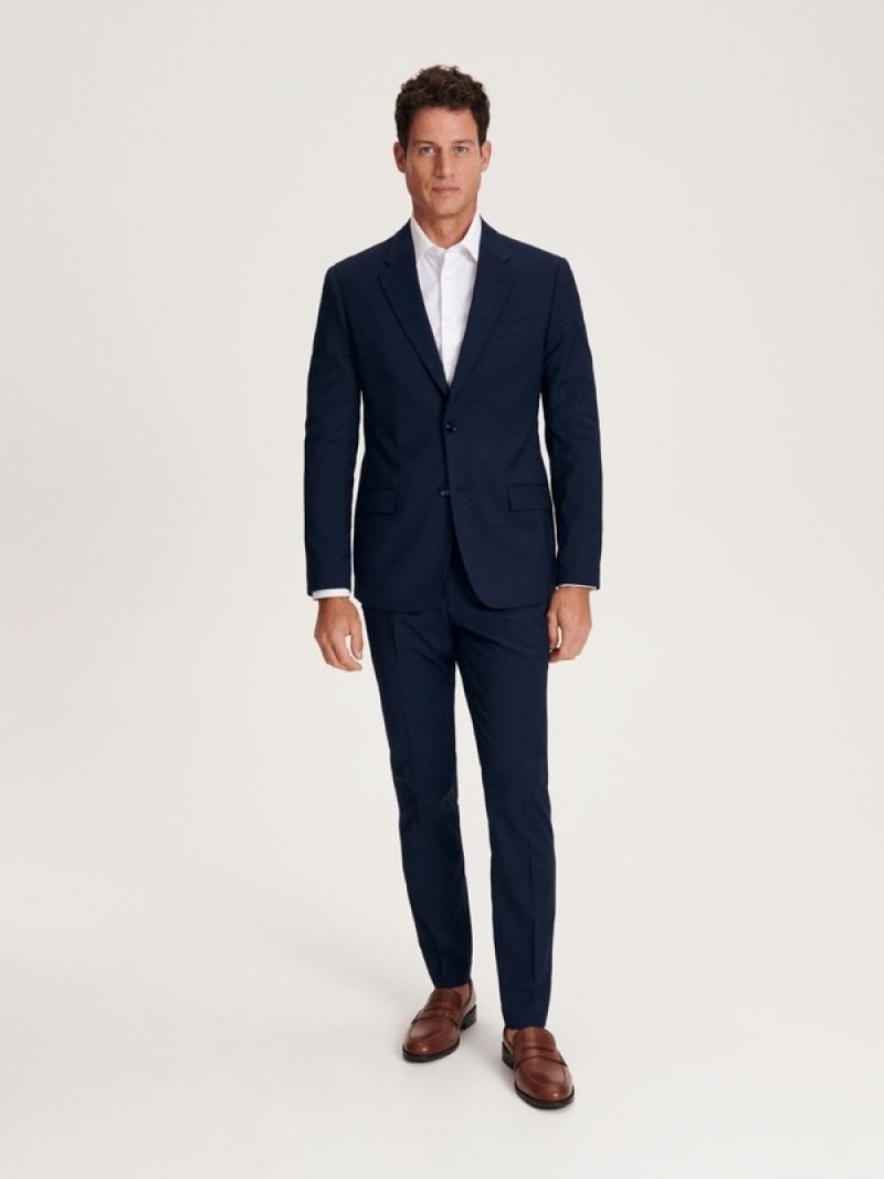 Reserved Slim Fit Anzüge Herren Navy | TYJCSP-236