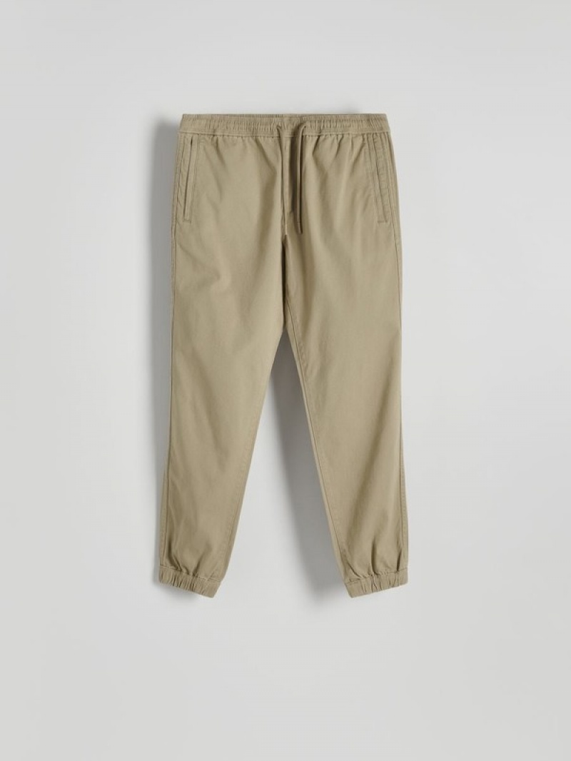 Reserved Slim Joggers Hosen Herren Beige | RWJISY-095