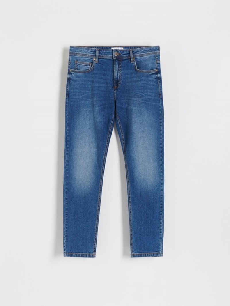 Reserved Slimwash Effect Jeans Herren Blau | MAWRDE-895