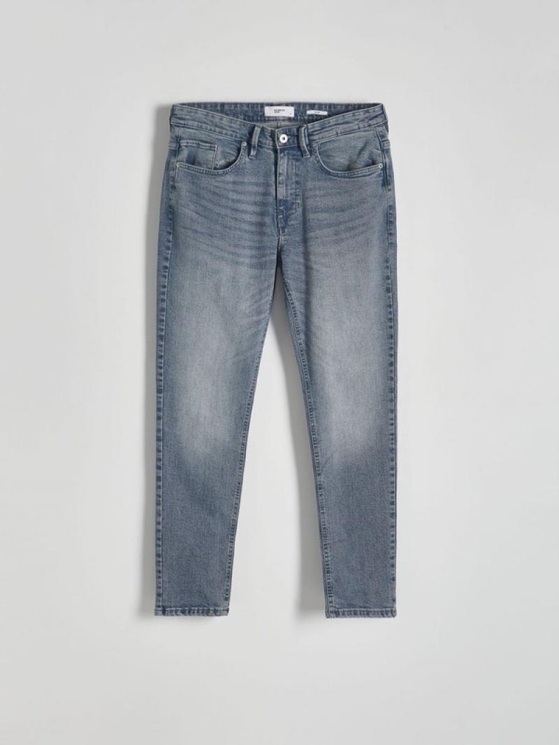 Reserved Slimwash Effect Jeans Herren Hellgrau | WLQVTS-609