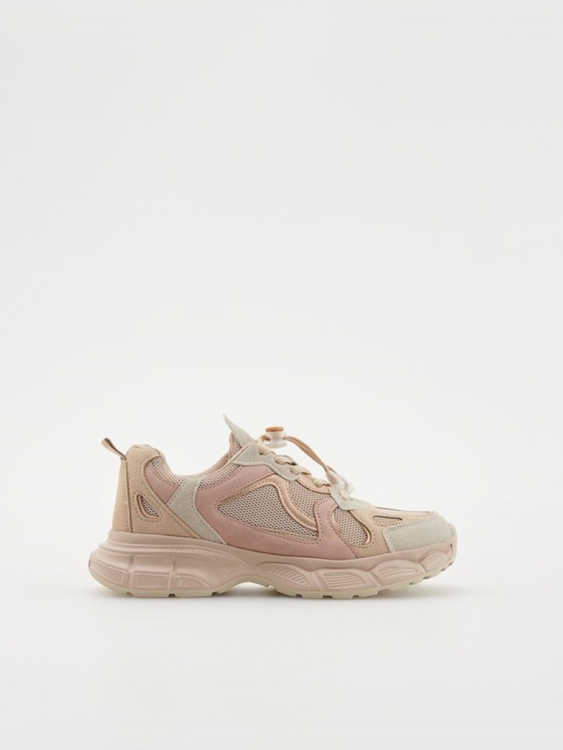 Reserved Sneakerstoggle Schuhe Mädchen Beige | JULBSD-703