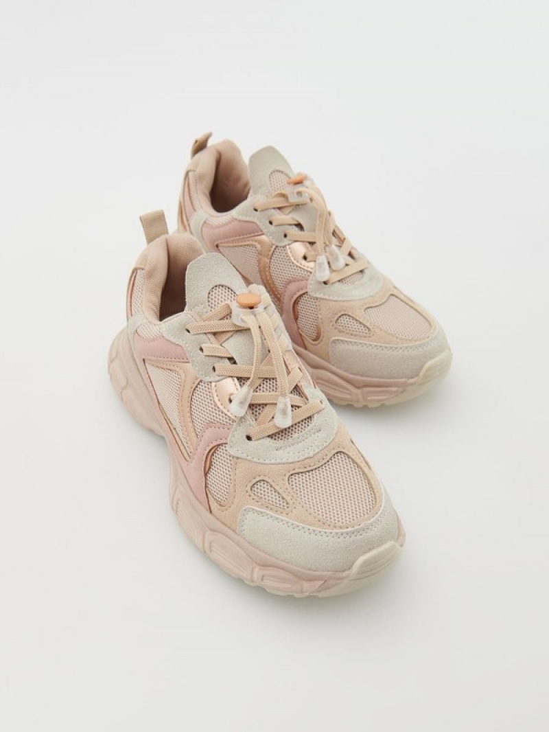 Reserved Sneakerstoggle Schuhe Mädchen Beige | JULBSD-703