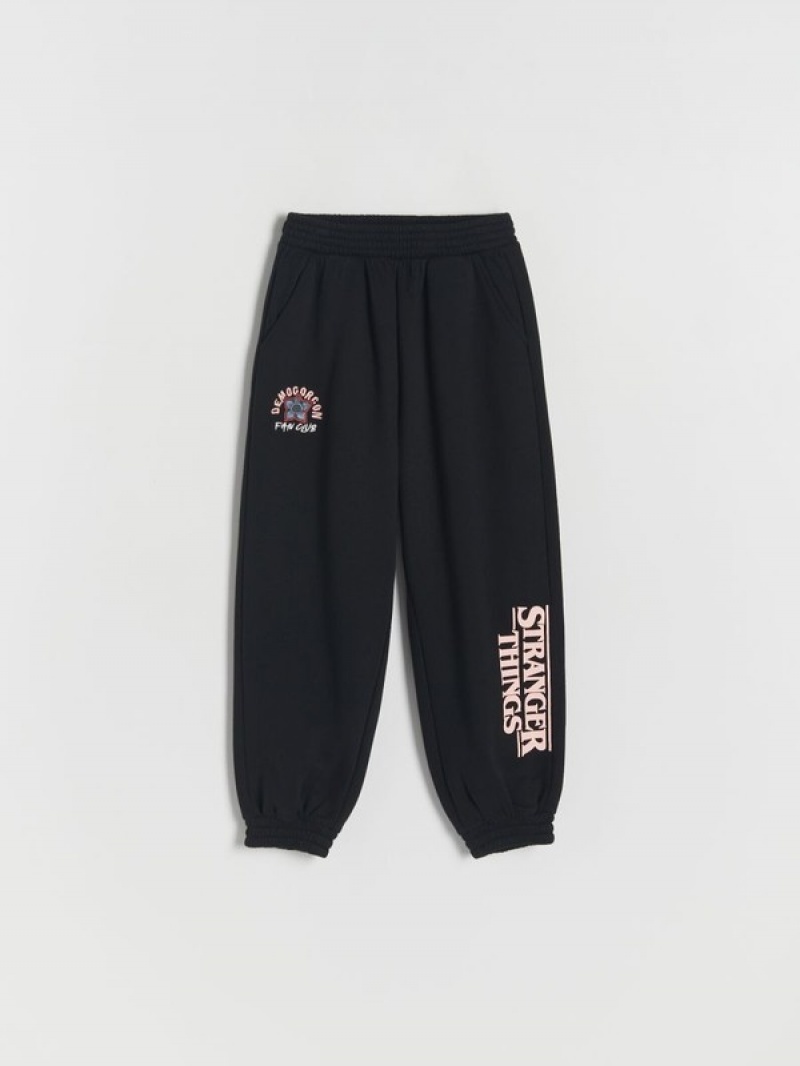 Reserved Stranger Things Hosen Mädchen Schwarz | ZHUSYM-512