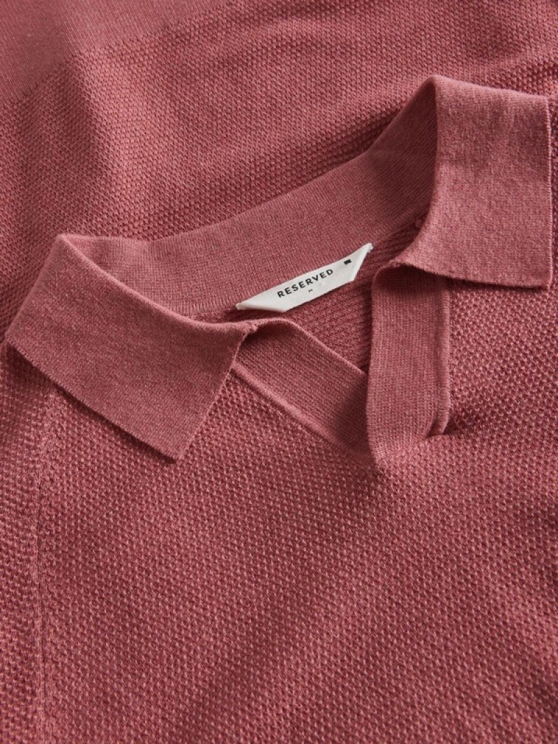 Reserved Stripe Pullover Herren Rosa | TVCNES-615