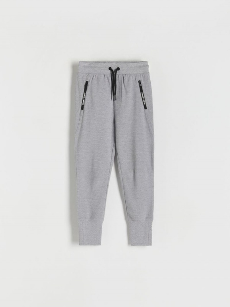 Reserved Sweat Joggerszip Fasteners Hosen Jungen Dunkelgrau | OGDNHR-014