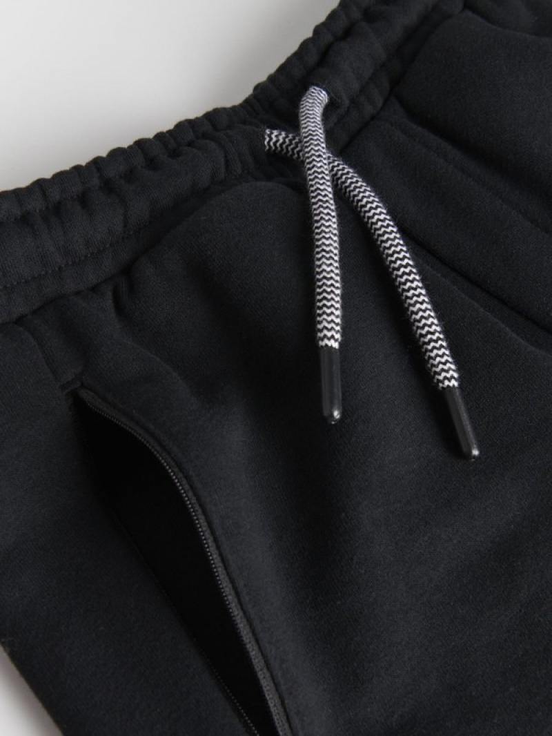 Reserved Sweat Joggerszip Fasteners Hosen Jungen Schwarz | CJPAFV-630