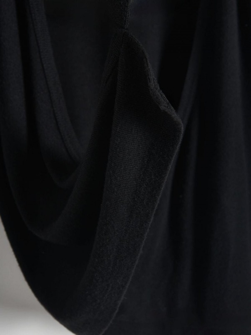 Reserved Tie Detail Hemd Damen Schwarz | NDVSXK-813