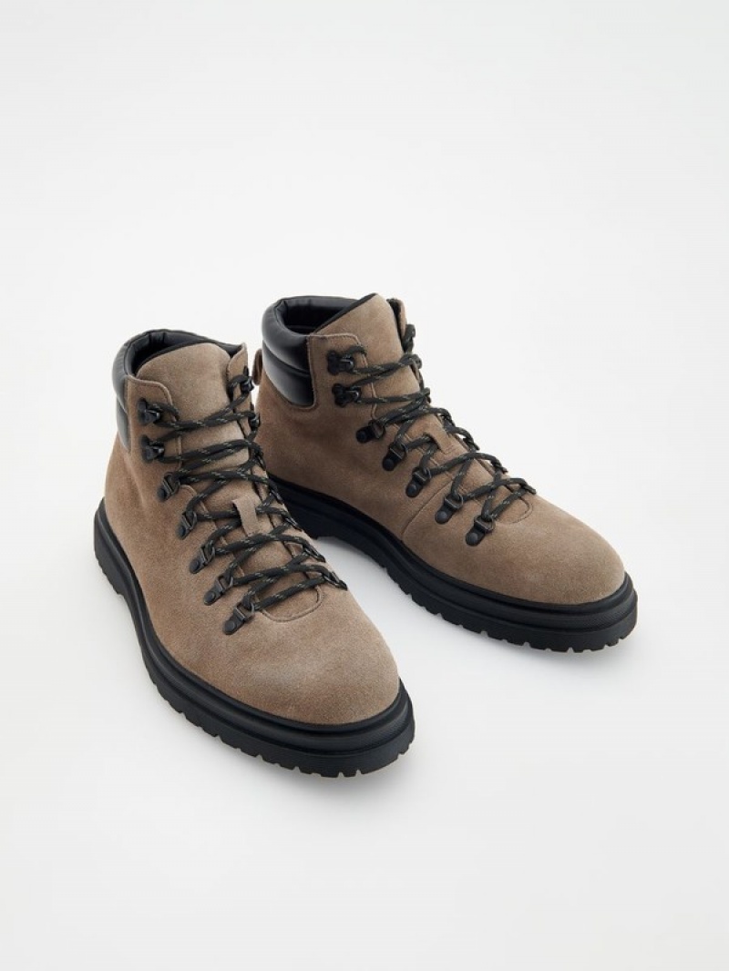 Reserved Trekking Schuhe Herren Beige | IVDHBM-981