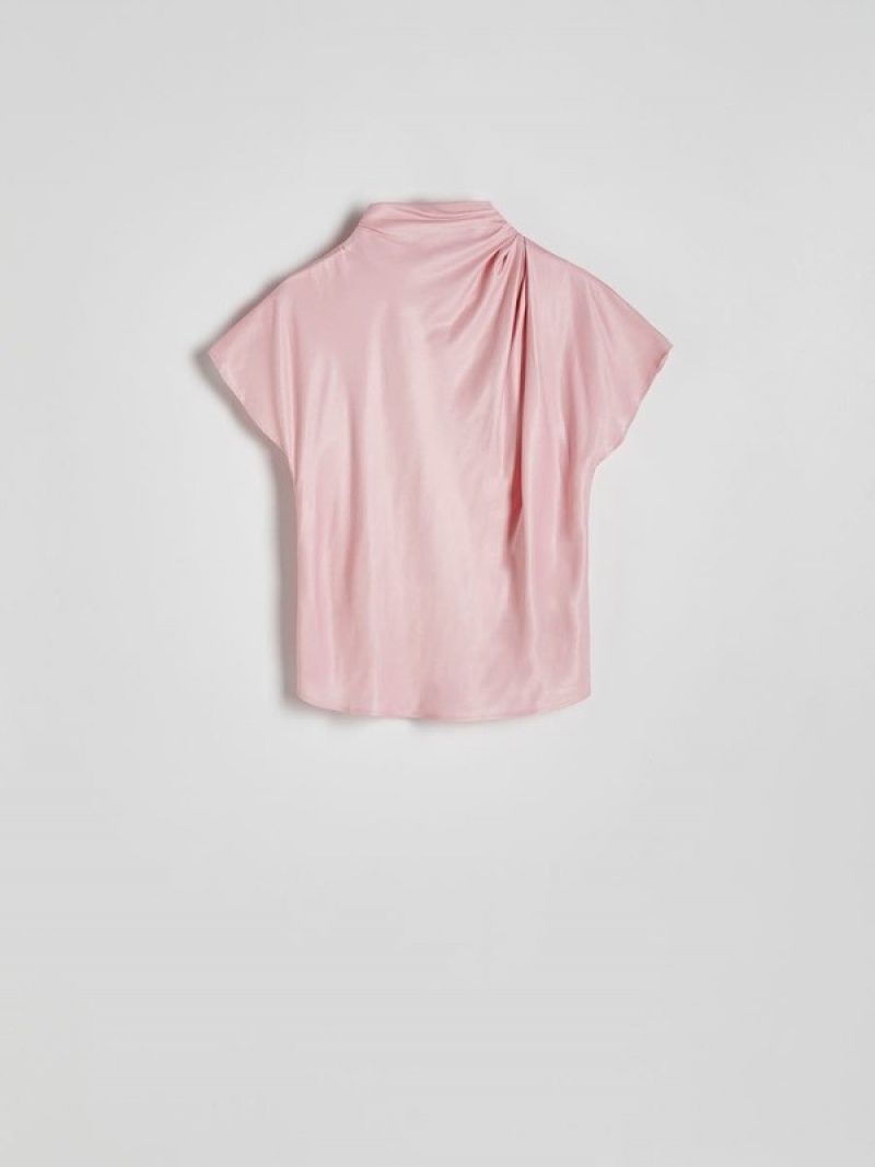 Reserved Viscose Hemd Damen Rosa | EHIOZR-531